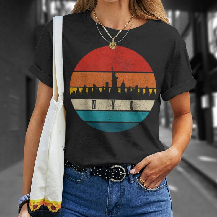 New York City Nyc Ny Skyline Pride Vintage T-Shirt Gifts for Her