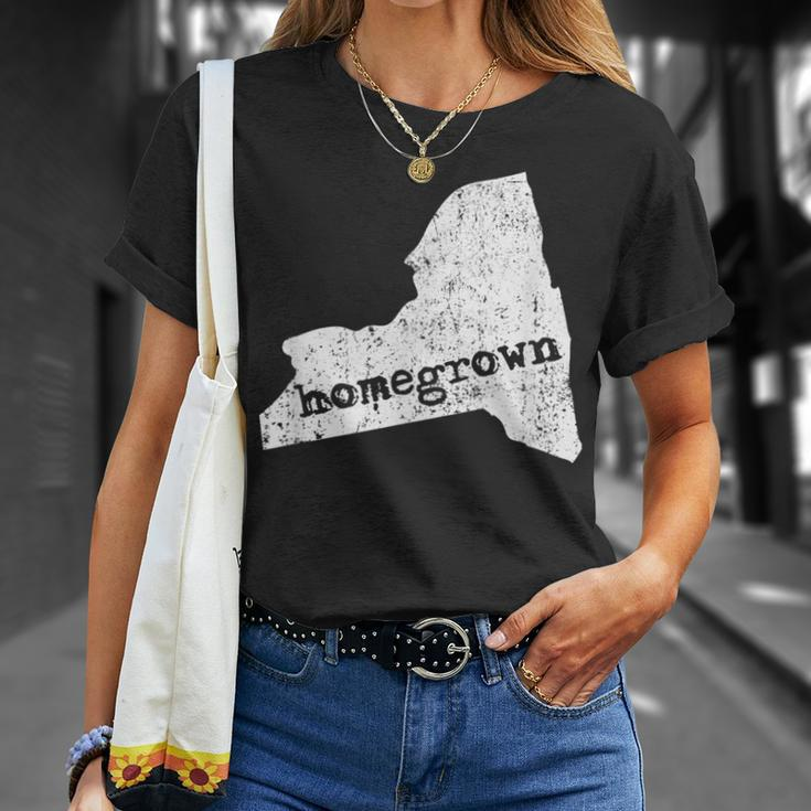 New York Home State Homegrown For New Yorkers T-Shirt Gifts for Her