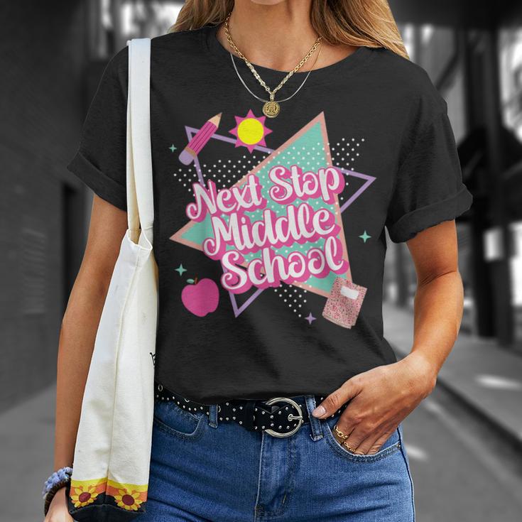 Next Stop Middle School Back To School Graduation Teacher T-Shirt Gifts for Her