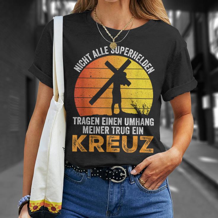 Nicht Alle Superhelden Tragen A Cape Jesus Cross T-Shirt Geschenke für Sie