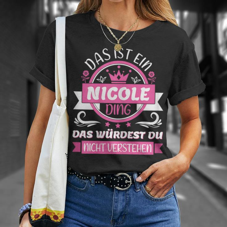 Nicole Name Name Name Day Das Ist Ein Nicole Ding T-Shirt Geschenke für Sie