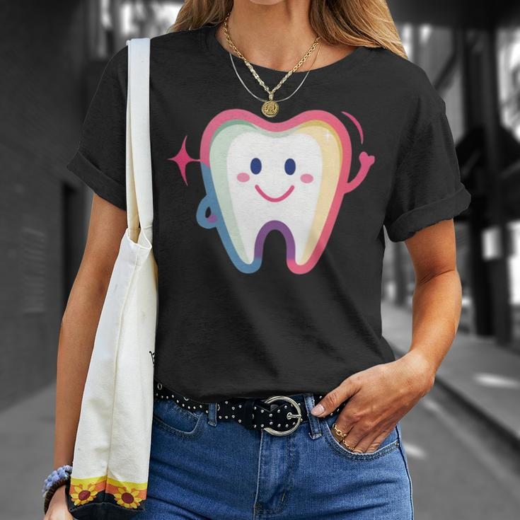 Niedlicher Lächelnder Zahn Trendiges Für Zahnärzte T-Shirt Geschenke für Sie