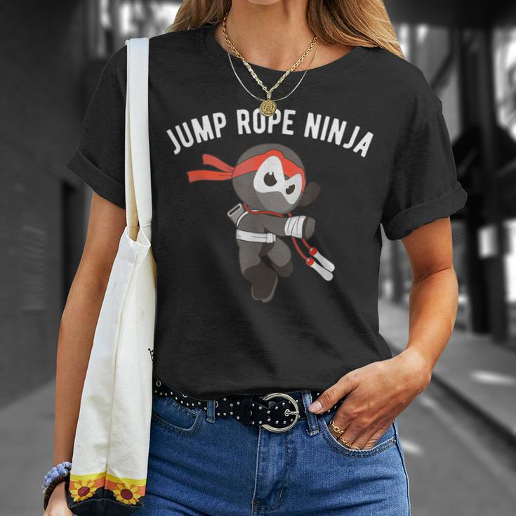 Ninja Jump Rope Martial Arts Skipper Ninjutsu Jumping Rope T-Shirt Gifts for Her