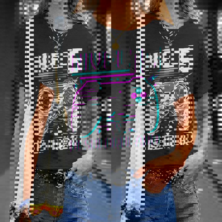 Nivel 15 Desbloqueado Cumpleaños 15 Años Camiseta unisex Regalos para ella