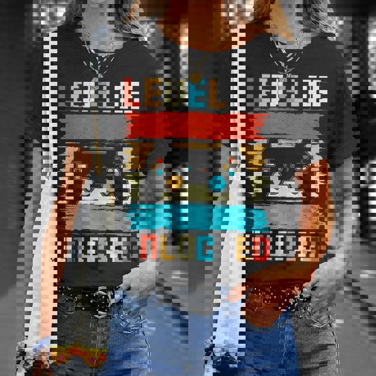 Nivel 6 Desbloqueado 6º Cumpleaños Gamer Regalos 6 Años Regalo Camiseta unisex Regalos para ella