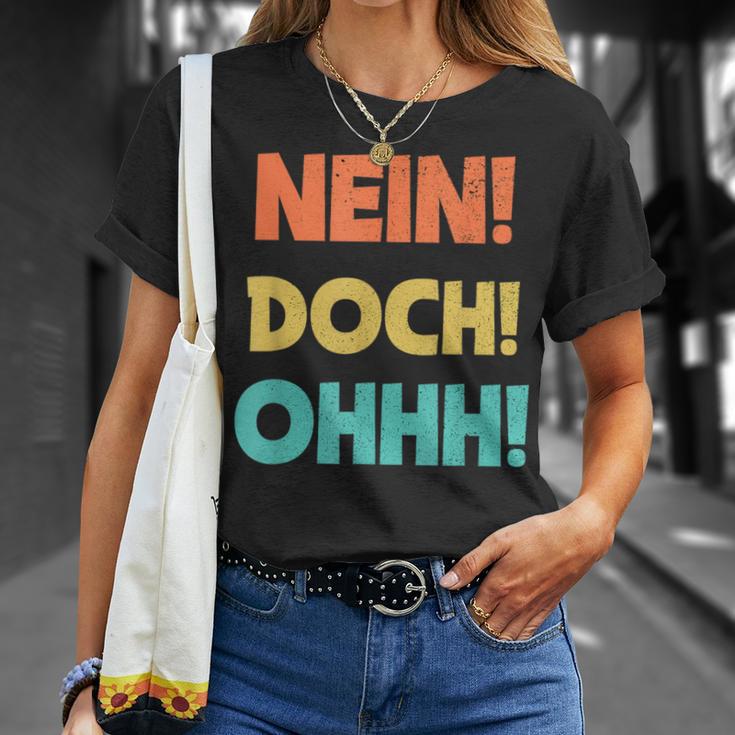 No Doch Ohhh T-Shirt Geschenke für Sie