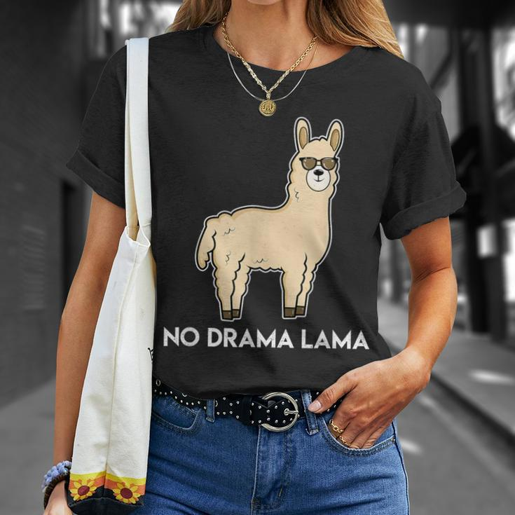 No Drama Lama Fun For Lama & Alpaka Fans T-Shirt Geschenke für Sie