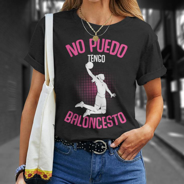 No Puedo Tengo Baloncesto Basket Niña Mujer Camiseta Camiseta unisex Geschenke für Sie