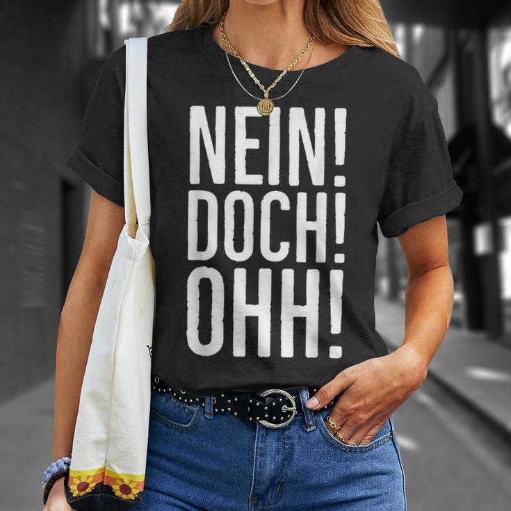 No Yes Ohh Louis De Funès Slogan T-Shirt Geschenke für Sie