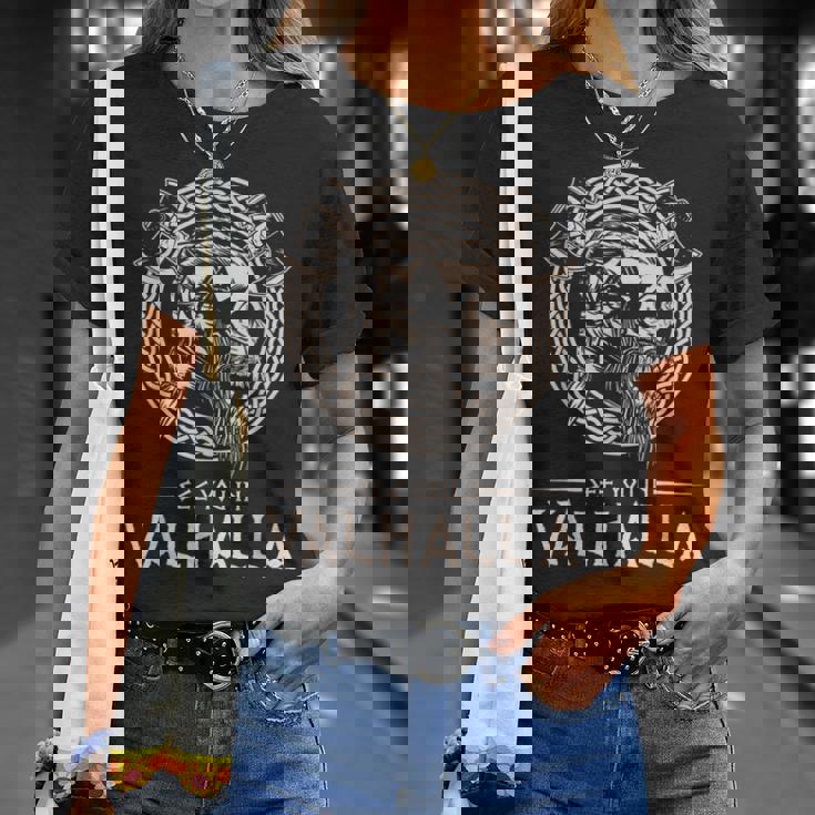 Nos Nos Vemos En Valhalla Viking Camiseta unisex Regalos para ella