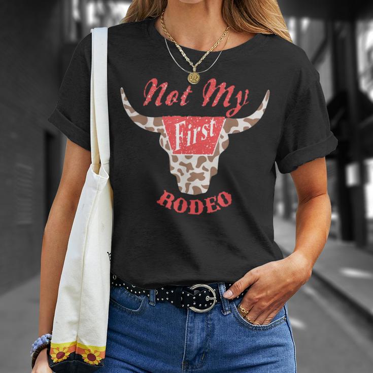 Not My First Rodeo Country Music Western T-Shirt Gifts for Her