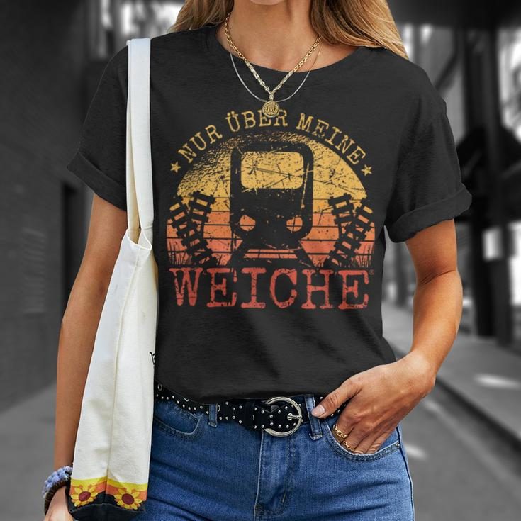 Nur Über Meine Weiche Lokfahrer Railway S T-Shirt Geschenke für Sie