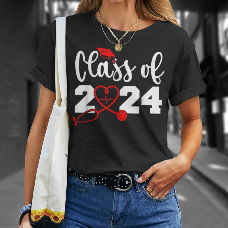 Nurse Class Of 2024 Graduation Nursing School Rn Graduate T-Shirt Gifts for Her