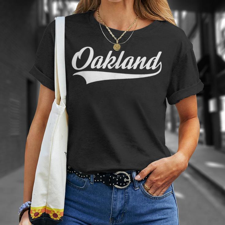 Oakland Hometown Pride Ca Throwback Classic T-Shirt Gifts for Her