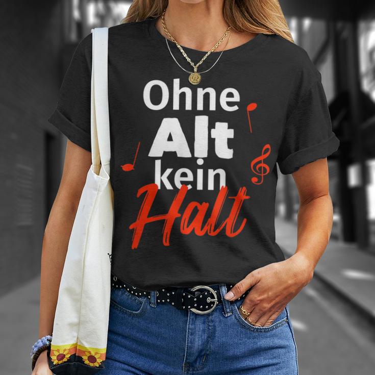 Ohne Alt Kein Halt Choir Singer T-Shirt Geschenke für Sie