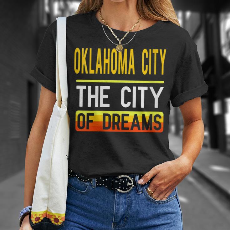 Oklahoma City The City Of Dreams Oklahoma Souvenir T-Shirt Gifts for Her