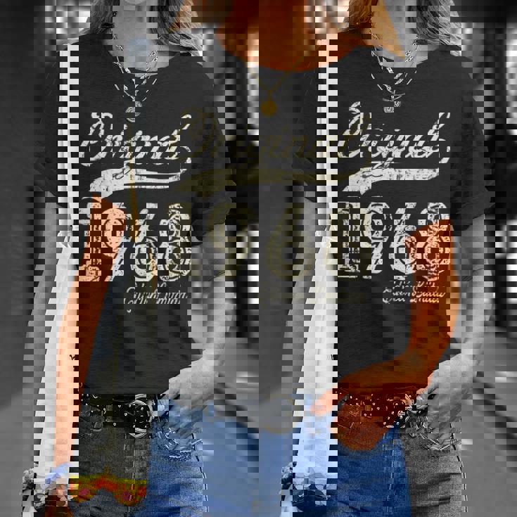 Original 1968 56 Años Cumpleaños Hombre Fabricado En 1968 Camiseta unisex Regalos para ella