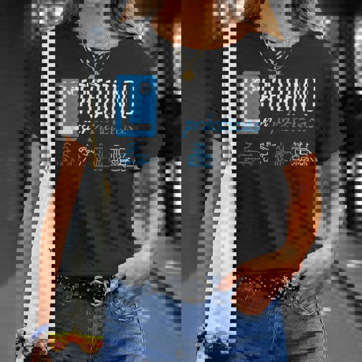 Padrino En Prácticas Anuncio Divertido Del Futuro Padrino Camiseta unisex Regalos para ella