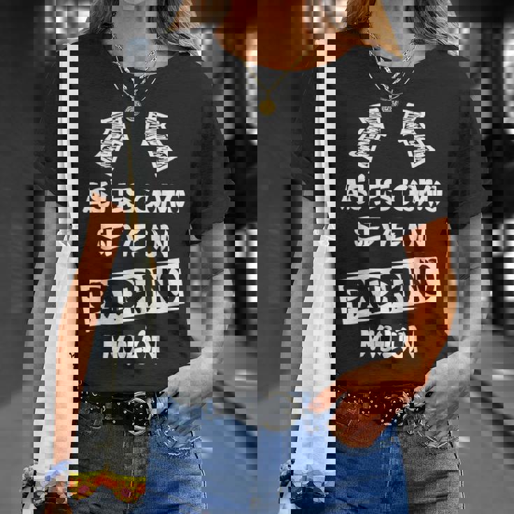 Padrino Molón Regalo Divertido Anuncio De Embarazo Bautizo Camiseta unisex Regalos para ella