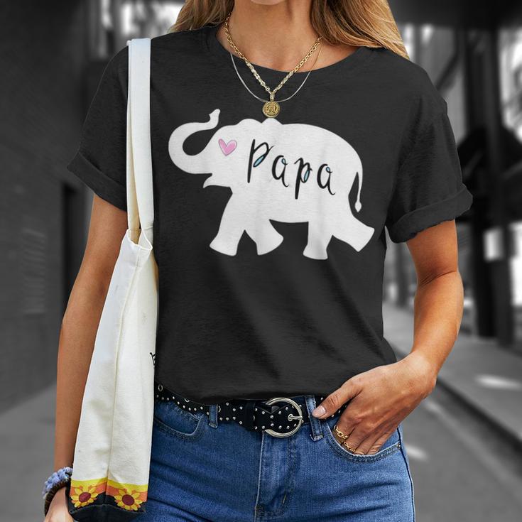 Papa Afrika Elefant T-Shirt Geschenke für Sie