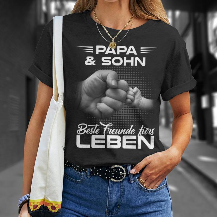 Papa & Sohn Beste Freunde Fürs Leben Father's Day Partner Look T-Shirt Geschenke für Sie