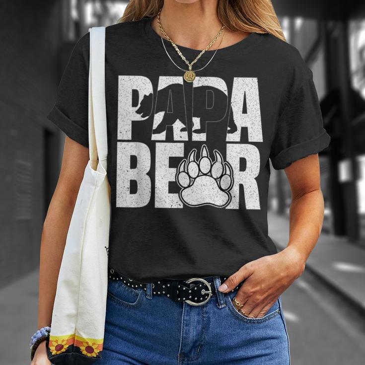 Papa Bärintage Papa Bär Liebhaber Papa Papaatertag T-Shirt Geschenke für Sie