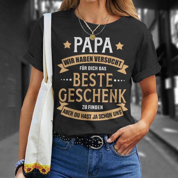 Papa Beste Geschenk Hast Uns Füratertag Und Geburtstag T-Shirt Geschenke für Sie