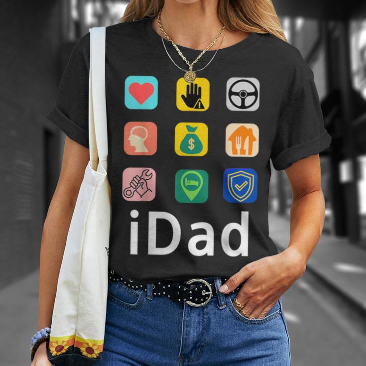 Papa I Dad Als Lustige Appatertag T-Shirt Geschenke für Sie