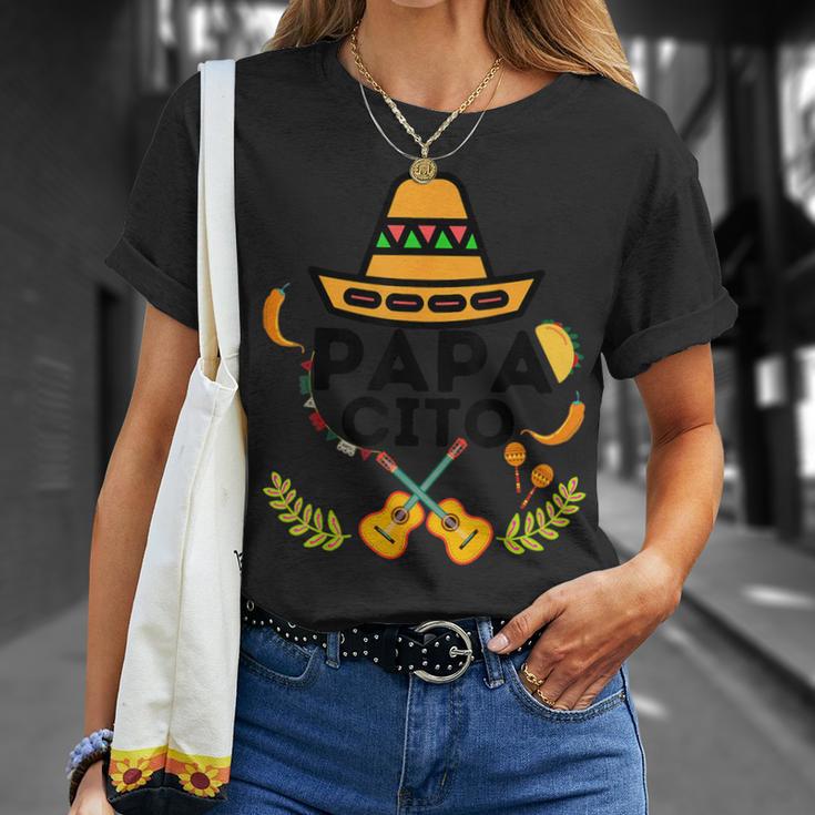 Papa-Familie Cinco De Mayo Passendes Paar Mexikanischer Papacito T-Shirt Geschenke für Sie