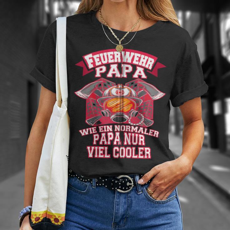 Papa Feuerwehrmanniel Cooler Sohn Tochterater Kapuzenjacke T-Shirt Geschenke für Sie