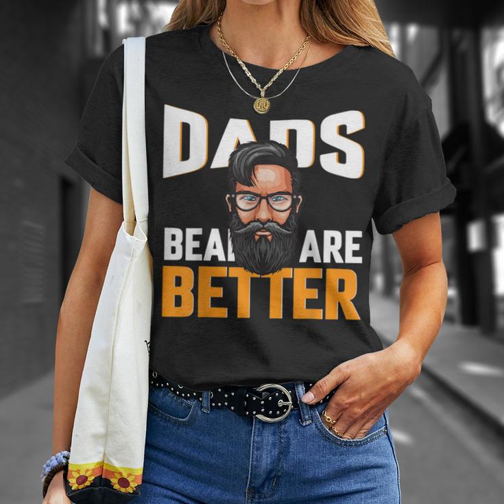 Papa Mann Mit Bart Zukünftiger Papa 2023 Bester Papa T-Shirt Geschenke für Sie