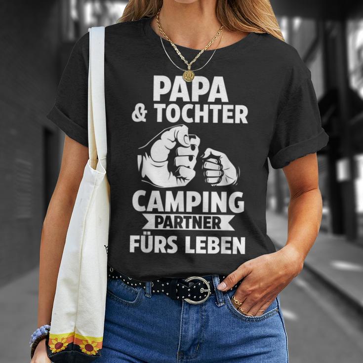 Papa Und Tochter Camper Camping T-Shirt Geschenke für Sie