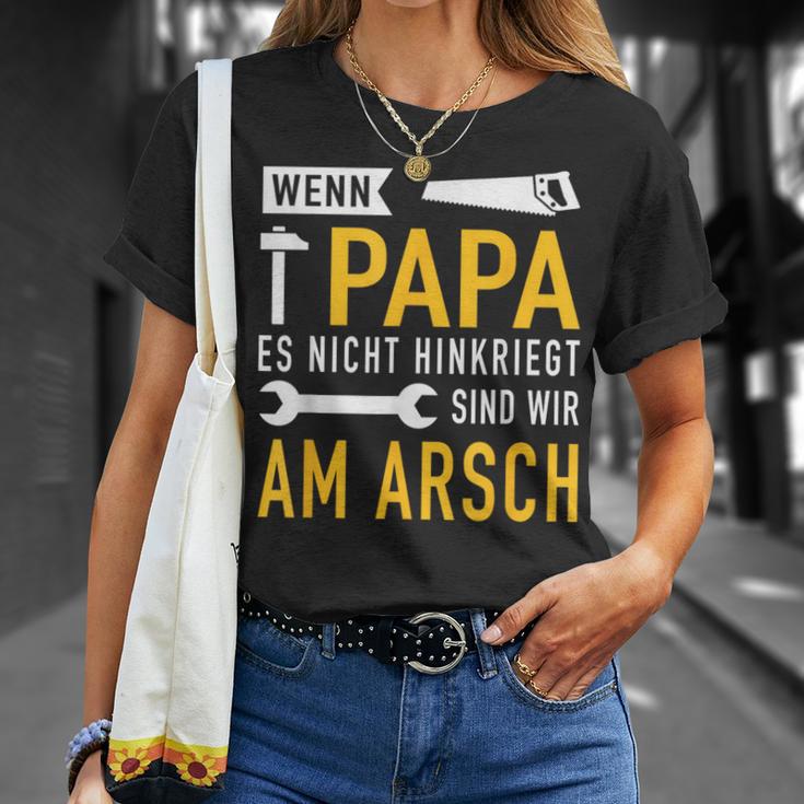 Papaater Nicht Hinkriegt Reparieren Kann Saying S T-Shirt Geschenke für Sie