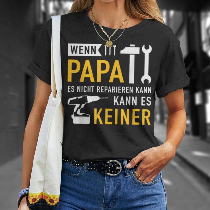 Papaater Nicht Reparieren Kann Saying Father's Day T-Shirt Geschenke für Sie