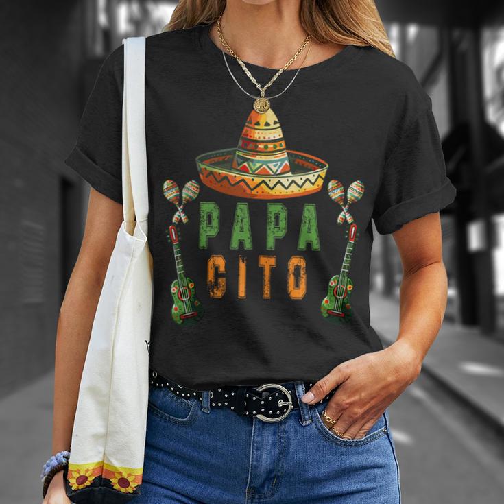 Papacito Lustiger Mexikanischer Papa Cinco De Mayoatertag T-Shirt Geschenke für Sie