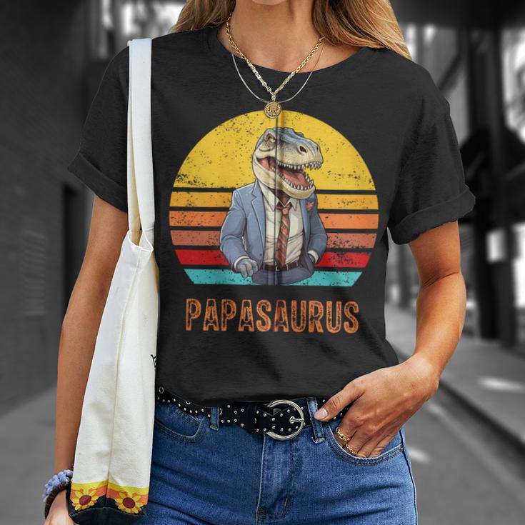 Papasaurus Papaatertag Bester T-Rex Papaatertagater Kapuzenjacke T-Shirt Geschenke für Sie