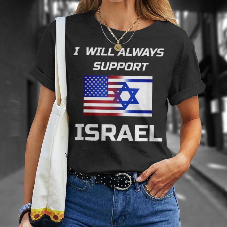 PatrioticUsa Israel American Flag To Support Israel T-Shirt Gifts for Her