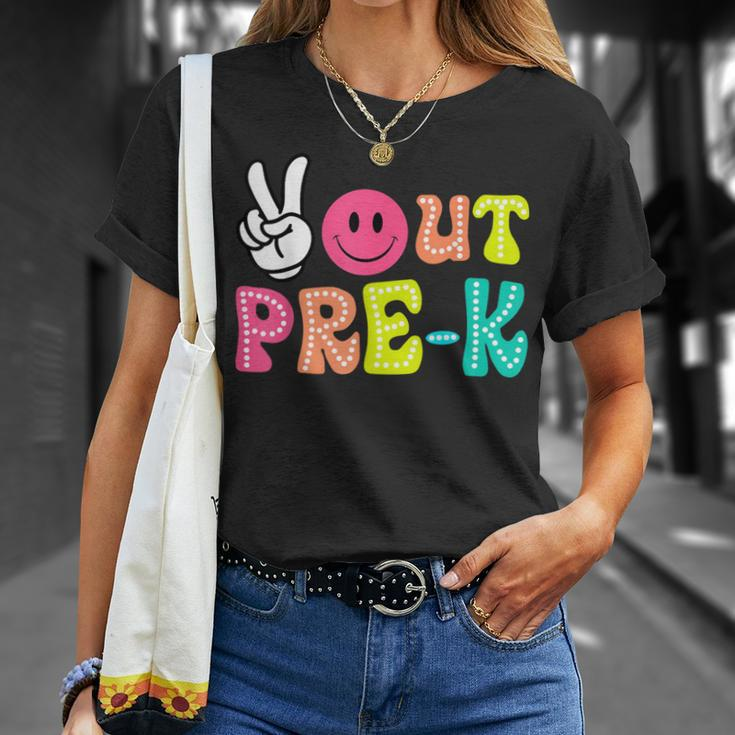 Peace Out Pre-K Graduation Class Of 2024 Last Day Of School T-Shirt Gifts for Her