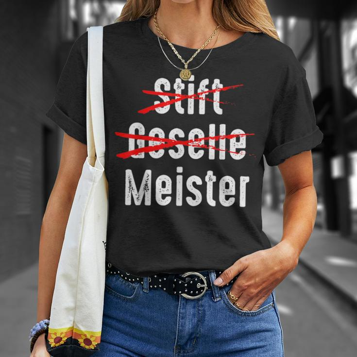 Pen Geselle Meister Outfit Craftsman Masonry Roofer S T-Shirt Geschenke für Sie