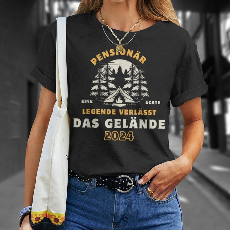 Pensionär 2024 Eine Echte Legendeerlässt Das Gelände T-Shirt Geschenke für Sie