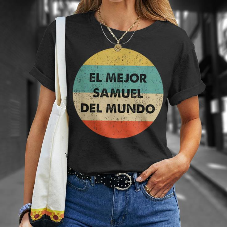 Personalisiertes T-Shirt El Mejor Samuel Del Mundo, Vintage Design Geschenke für Sie