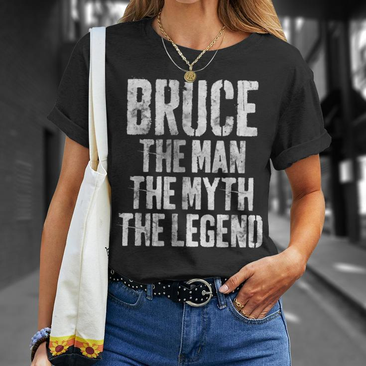 Personalized Bruce The Man The Myth The Legend T-Shirt Gifts for Her