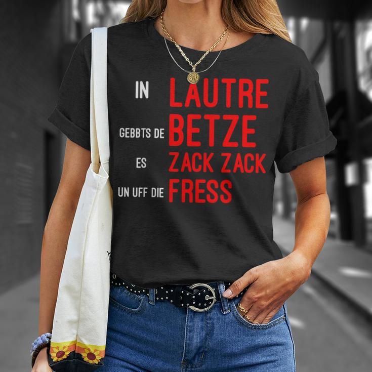 Pfalz Heimatliebe & Betze Fresse Schwarzes T-Shirt für Lautre Fans Geschenke für Sie