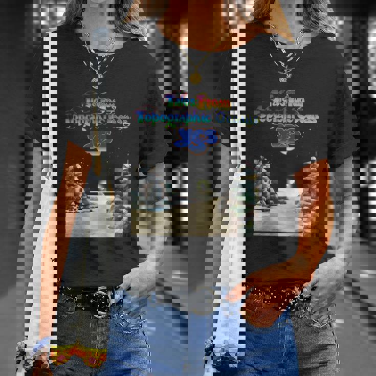 Pgsrnv Yes Band Tales From Topographic Oceans T-Shirt Cadeaux pour elle