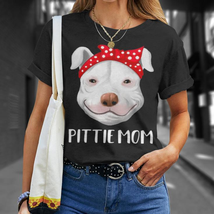 Pitbull Dog Lovers Pittie Mom Pit Bull T-Shirt Gifts for Her