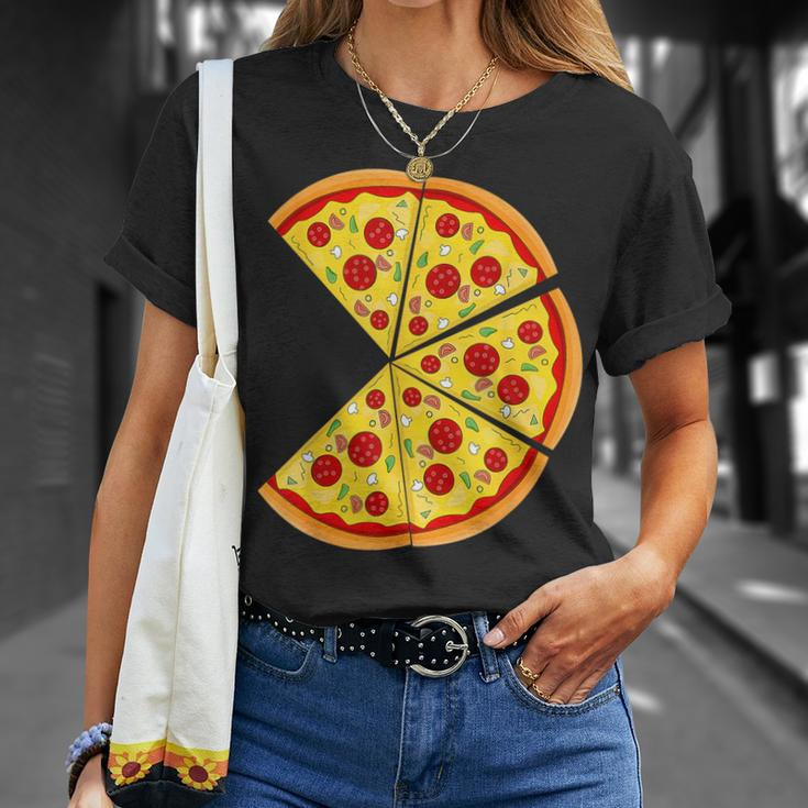 Pizza Pie & Slice Dad And Son Matching Pizza Father's Day T-Shirt Gifts for Her