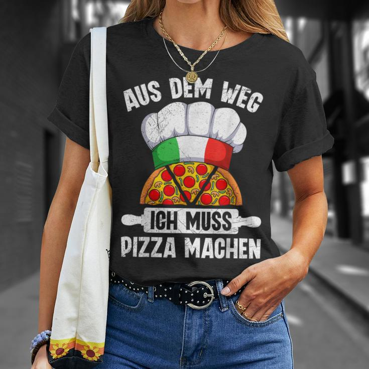 Pizzabacken Aus Dem Weg Ich Muss Pizza Machen Pizzabäcker T-Shirt Geschenke für Sie
