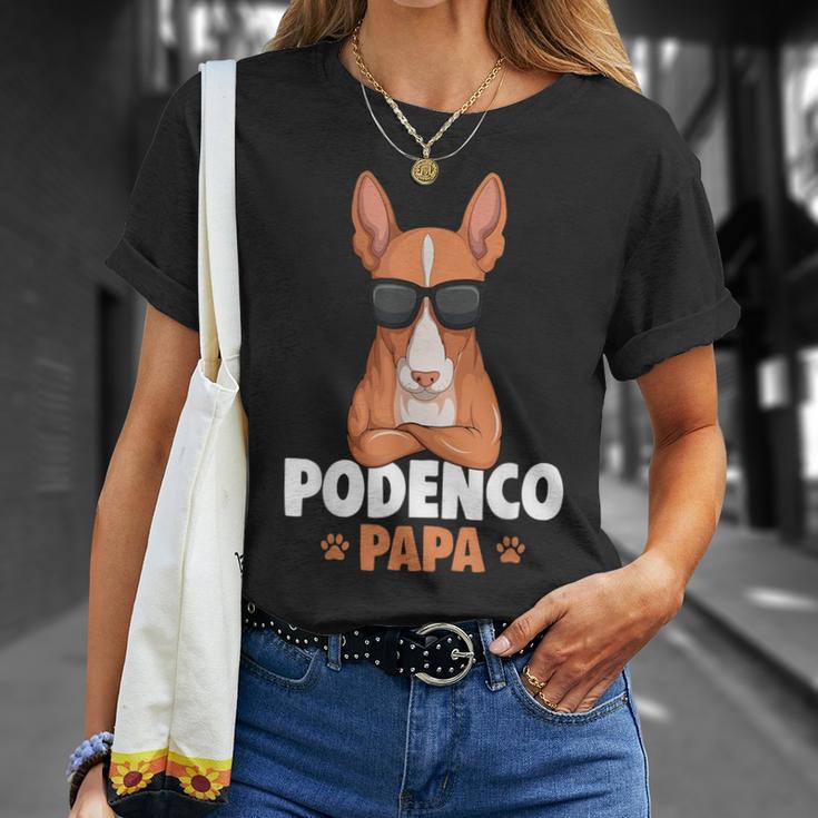 Podenco Dog Papa Podenco Ibicenco T-Shirt Geschenke für Sie