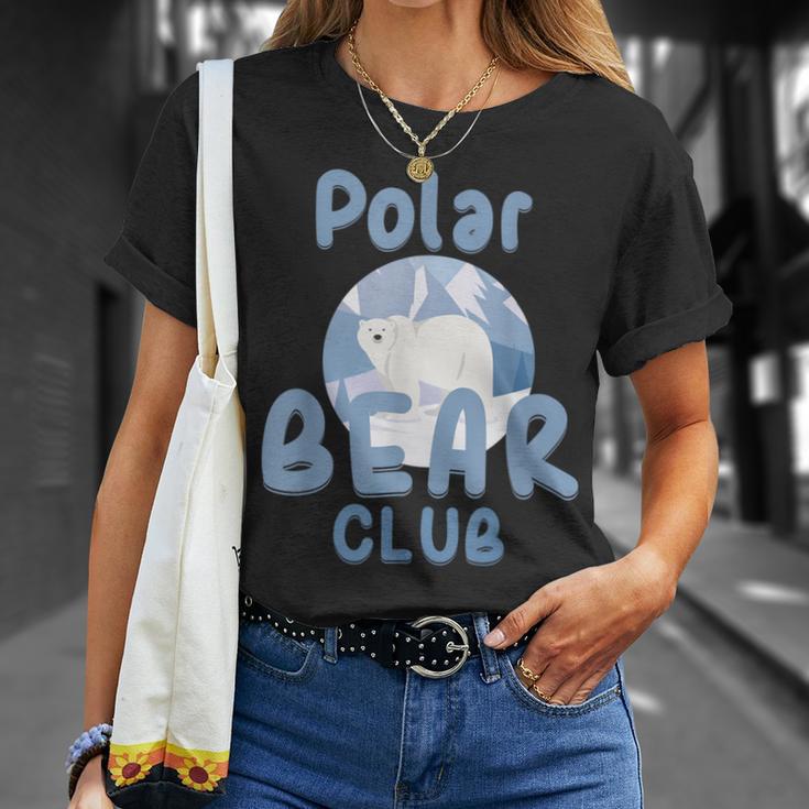 Polar Bear Club Snow Ice Animal Bear T-Shirt Gifts for Her