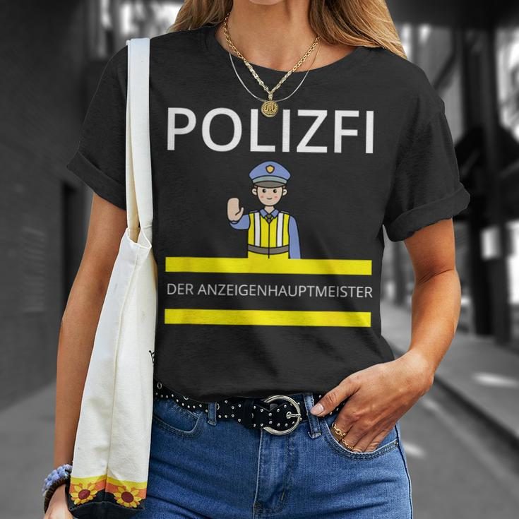 Polizfi Der Anzeigenhauptmeister Distributes Nodules Meme T-Shirt Geschenke für Sie